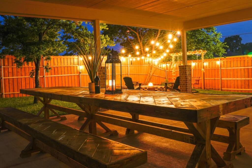 Dallas 4Br Large Yard W Hot Tub , Fire Pit And Basketball Hoop Luaran gambar